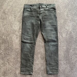 Men's G Star Slim Raw 3301 Gray Jeans
